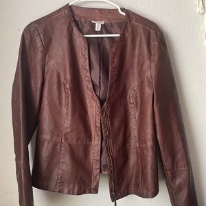 TRIBAL JEANS leather Jacket